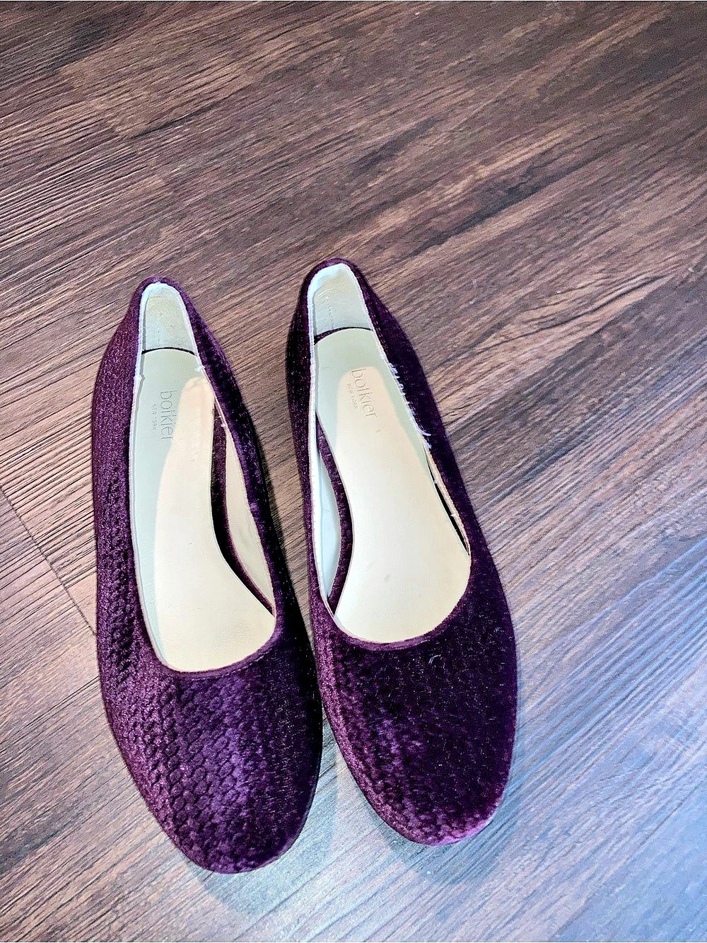 botkier Purple Velvet flats US 5.5